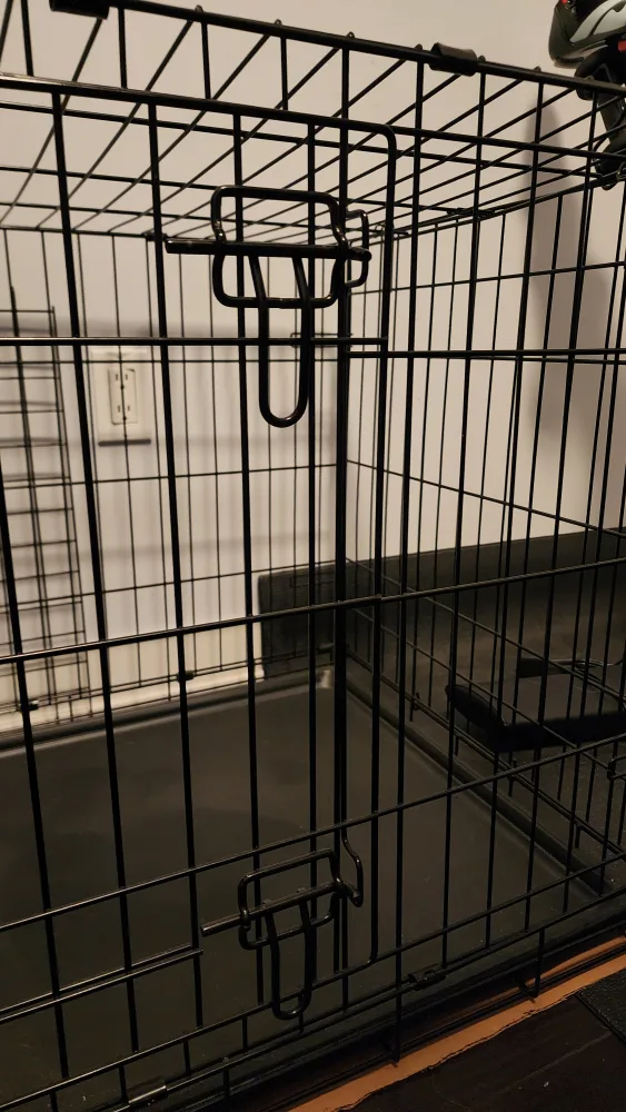 Double Door Folding Dog Crate 36" (M/L) image indicator(7)