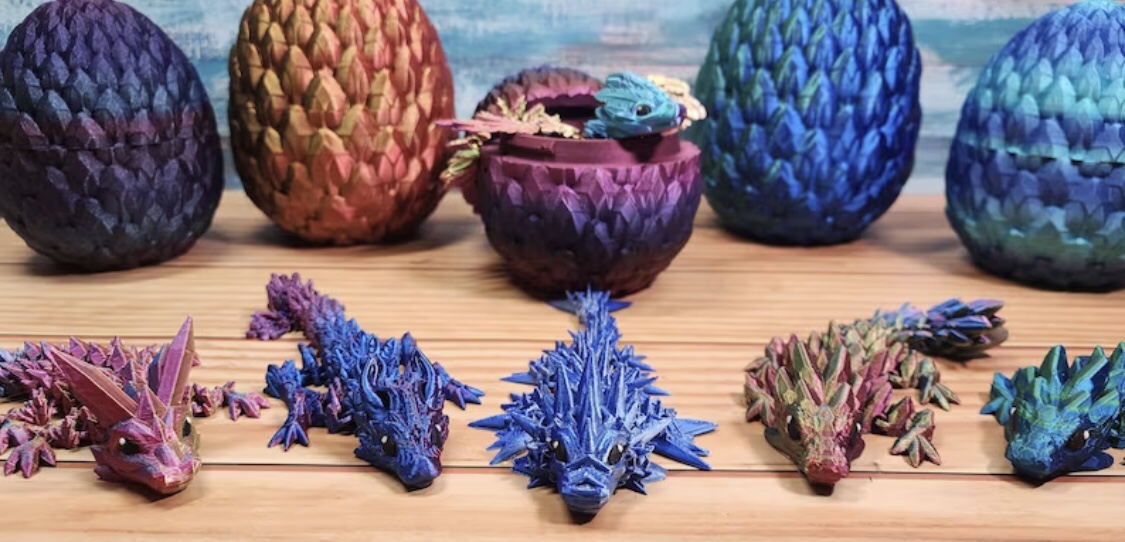 3D Printed articulated animals - photo 4