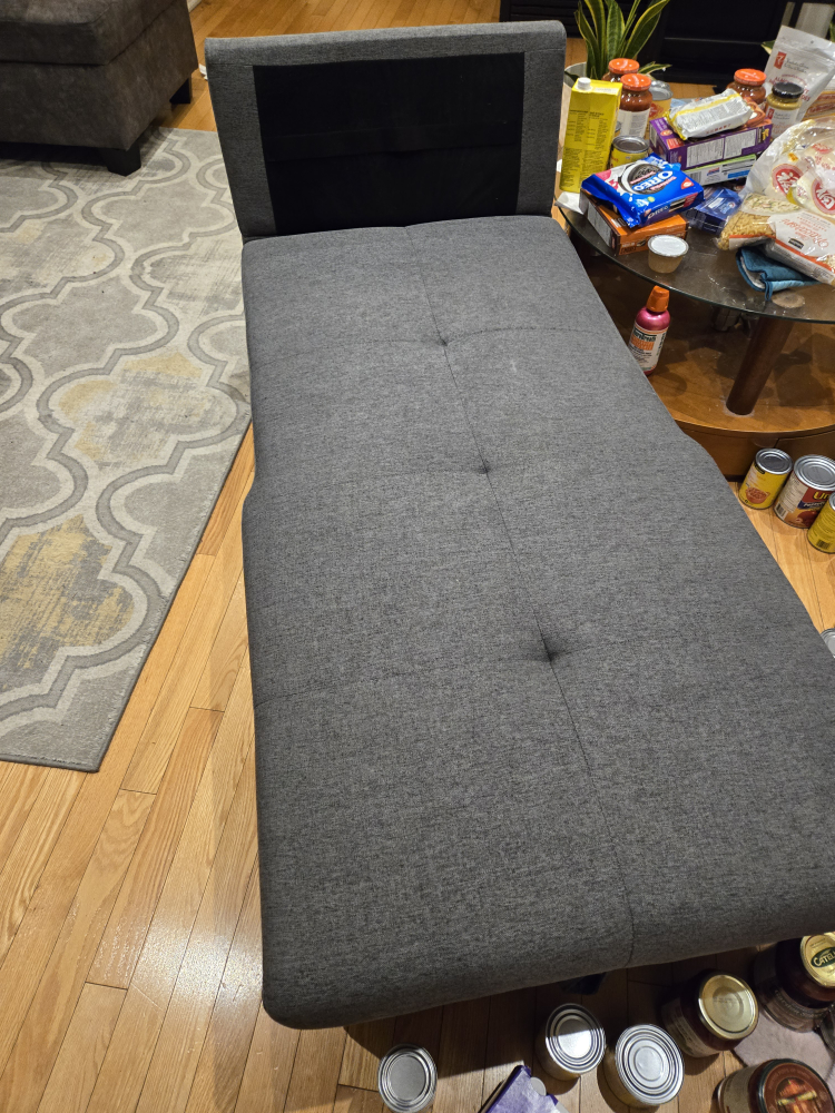 Grey Sectional Sofa with ottoman - photo 3
