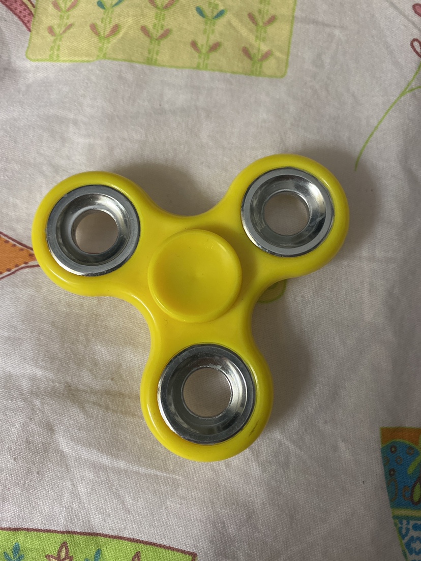 Yellow Fidget Spinner