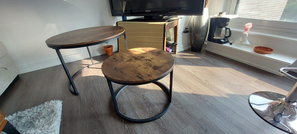 Nesting Coffee Tables wooden - photo 3