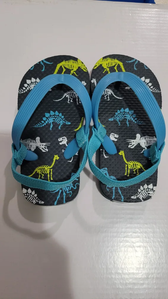 Dinosaur Flip Flops Toddler thumbnail