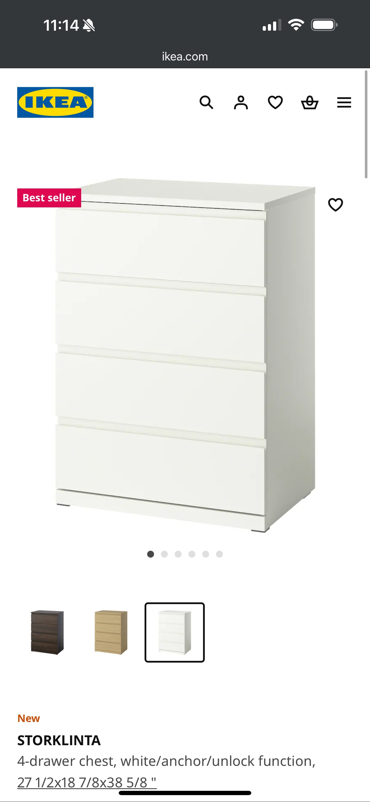 IKEA STORKLINTA Drawer - photo 2