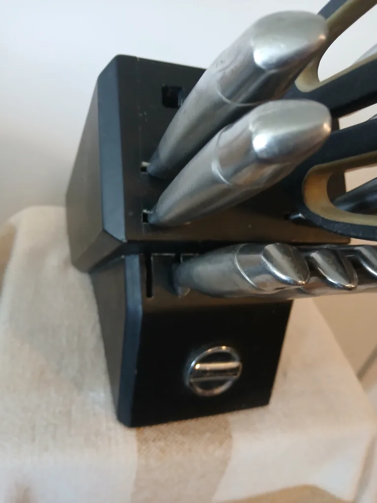 Kitchen-Aid Knife & Block Set. It's available. Non-negotiable. image indicator(4)