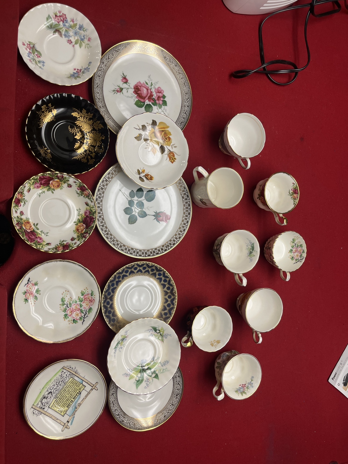 Vintage Teacups and Saucers