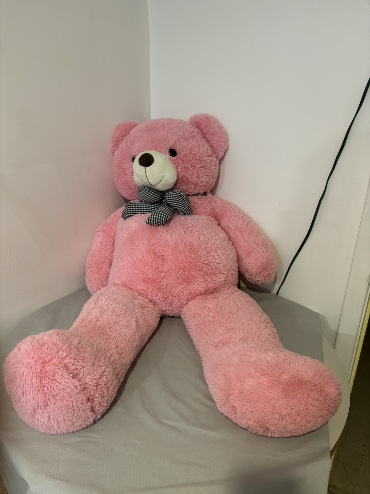 Large Pink Plush Teddy Bear - photo 2