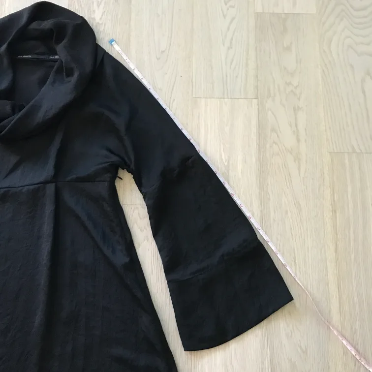 Trade/FWT: Black Cowl Neck Dress - Small image indicator(6)