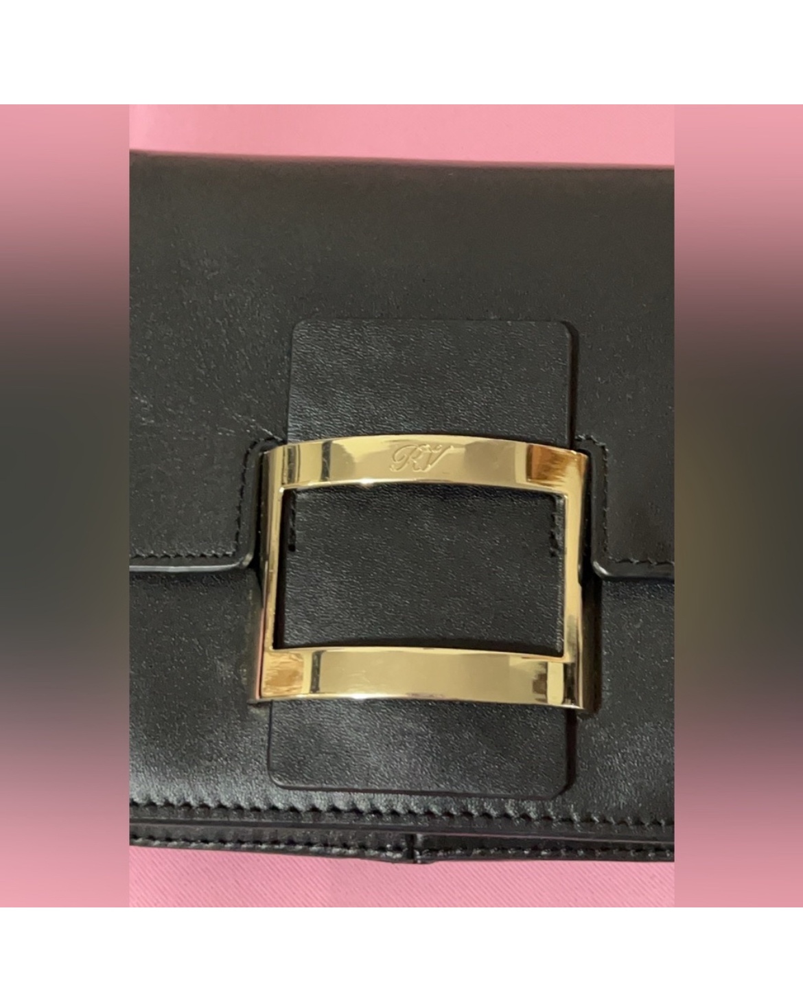 Roger Vivier Viv Icon Black Chain Bag - photo 5