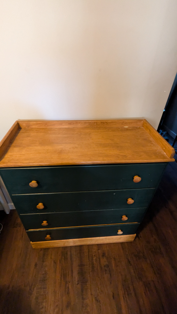 Green and brown dresser - photo 3