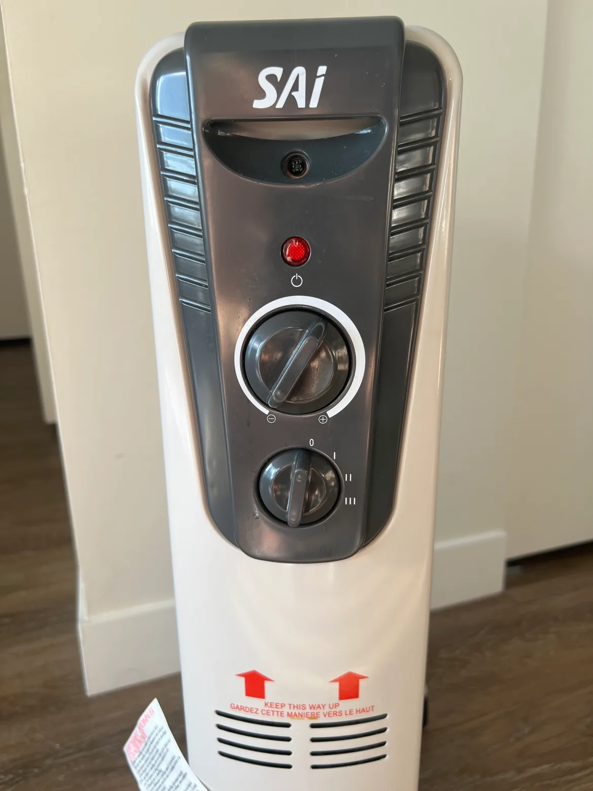 SAI Oil Filled Radiator Heater image indicator(3)