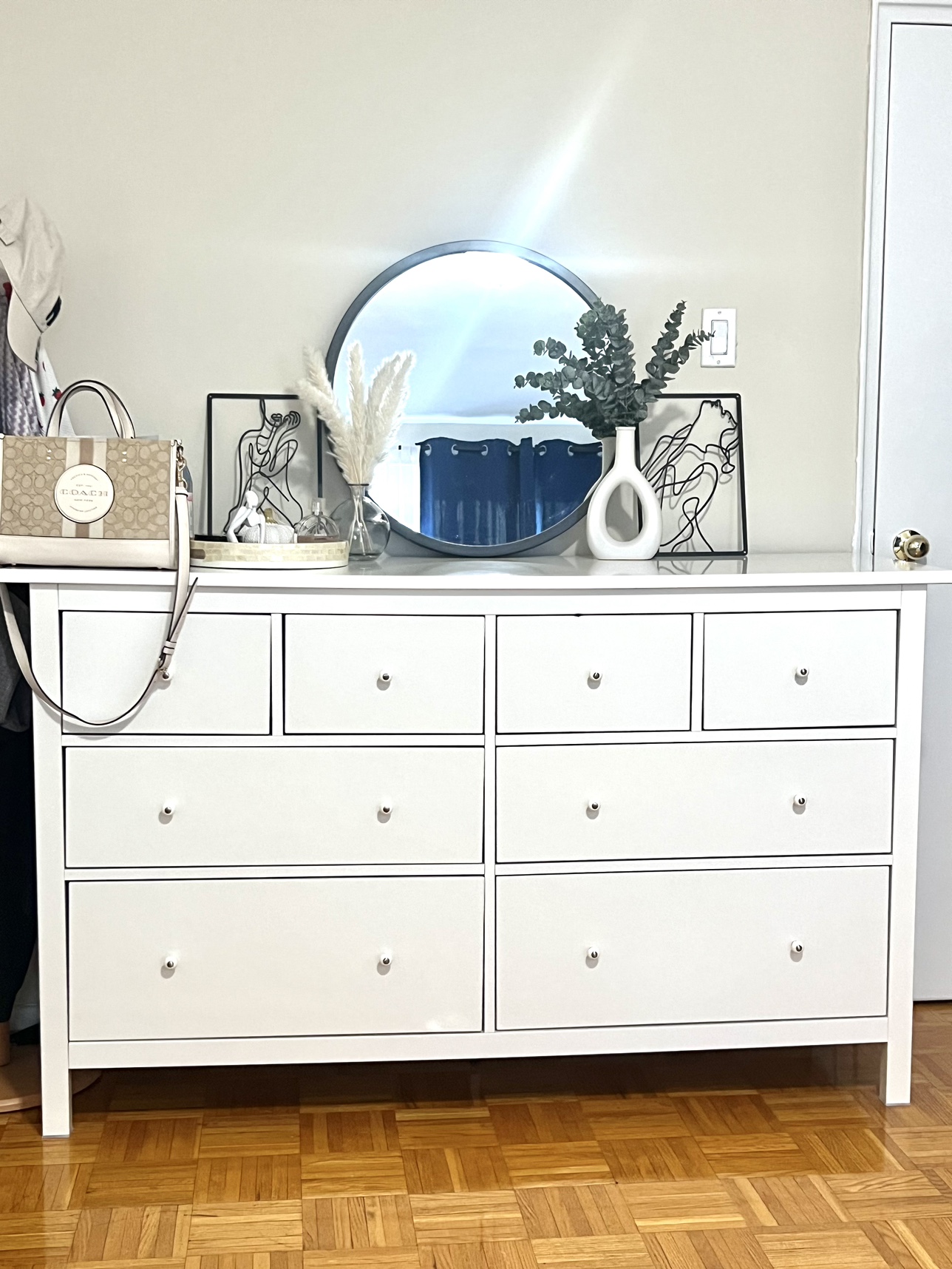 White Dresser 8 drawers