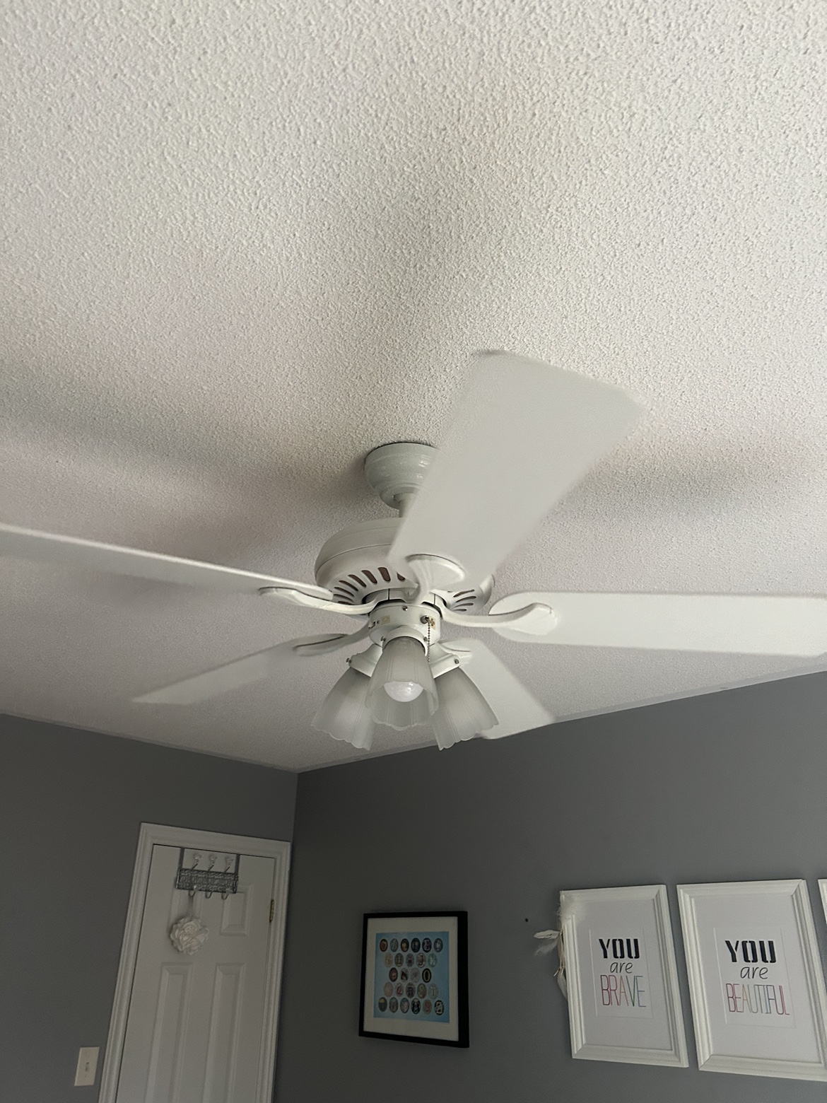 White Ceiling Fan - photo 2