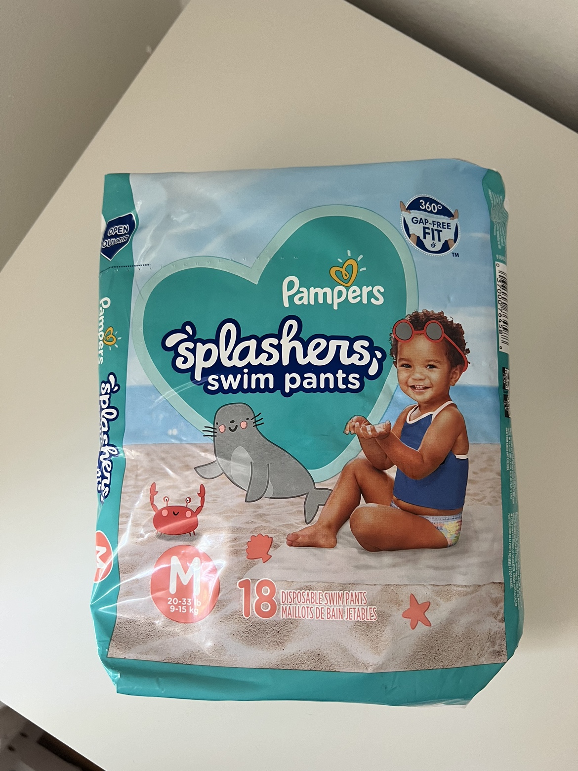 Pampers Splashers Swim Pants Size M