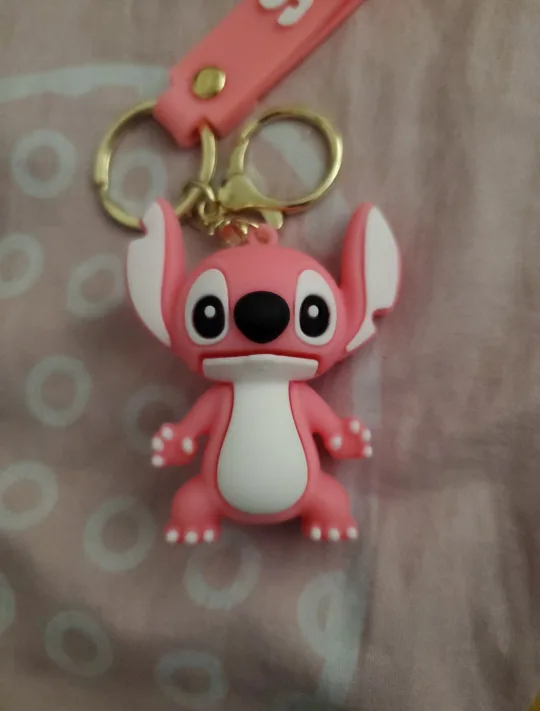 Pink Stitch Keychain image indicator(2)