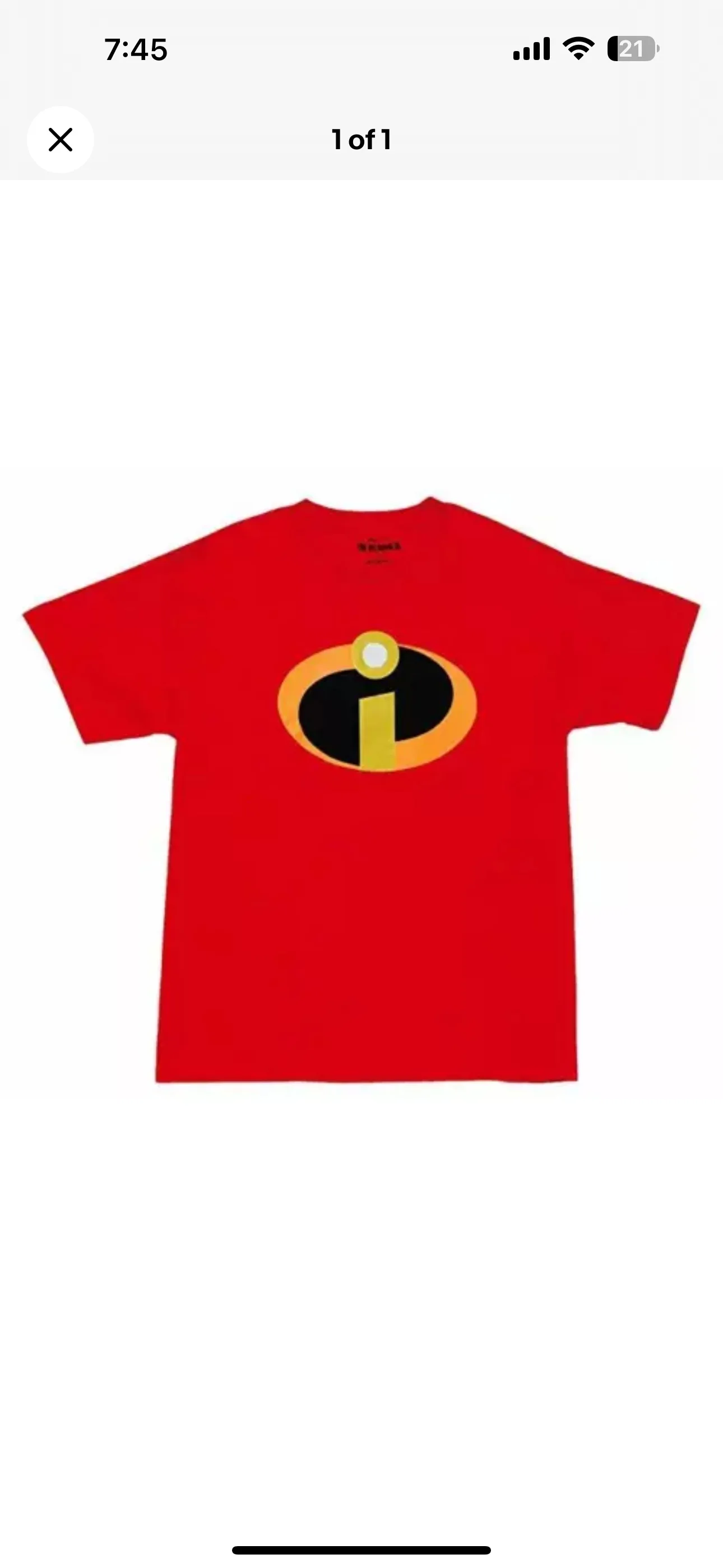 Incredibles T-Shirt (used) thumbnail