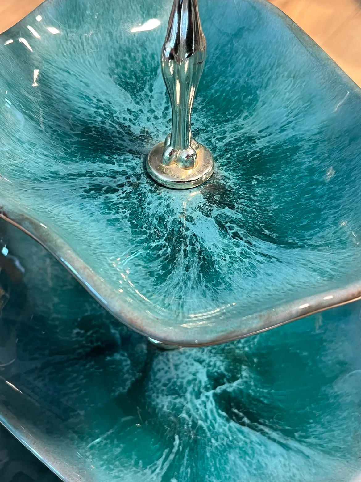 Blue Mountain Pottery Three Tier Serving Stand image indicator(2)