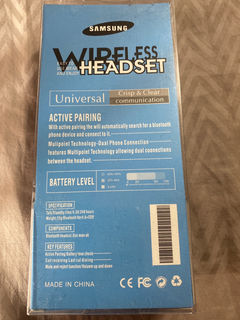 Samsung Wireless Headset - photo 2