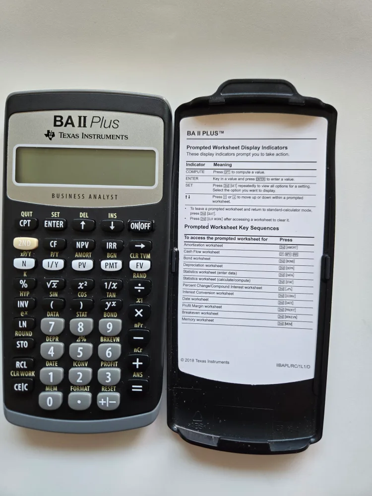 Texas Instruments BA II Plus Financial Calculator thumbnail
