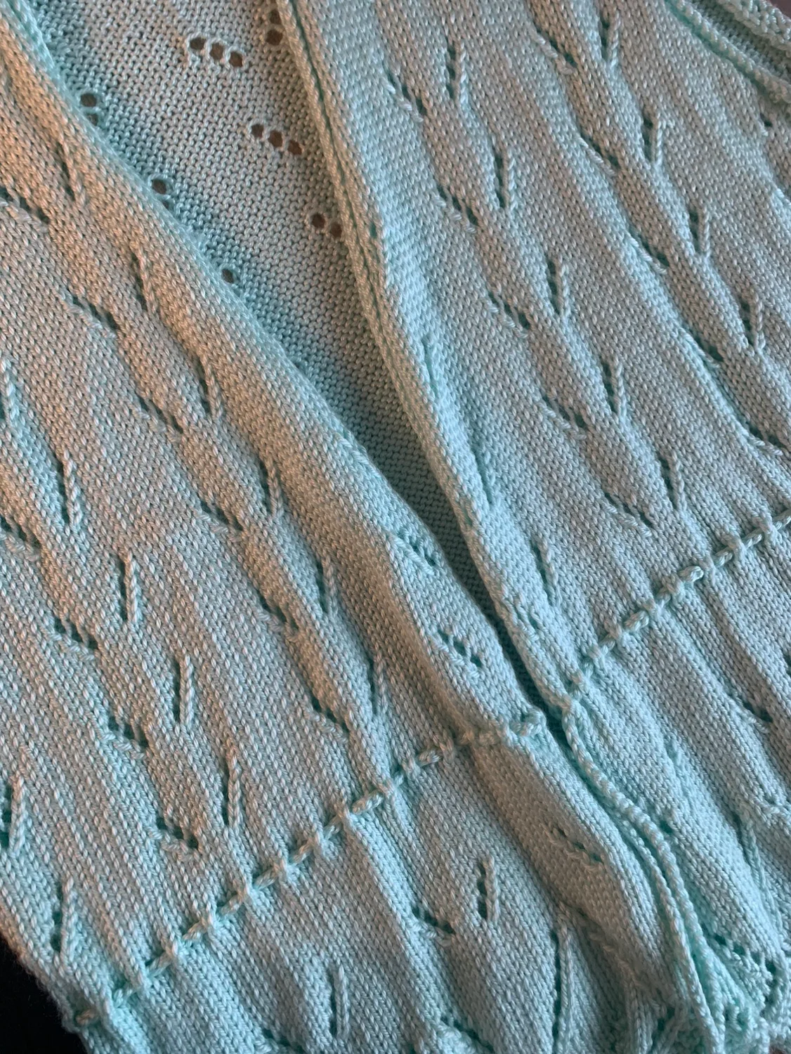 Handmade Mint Green Knit Vest image indicator(5)