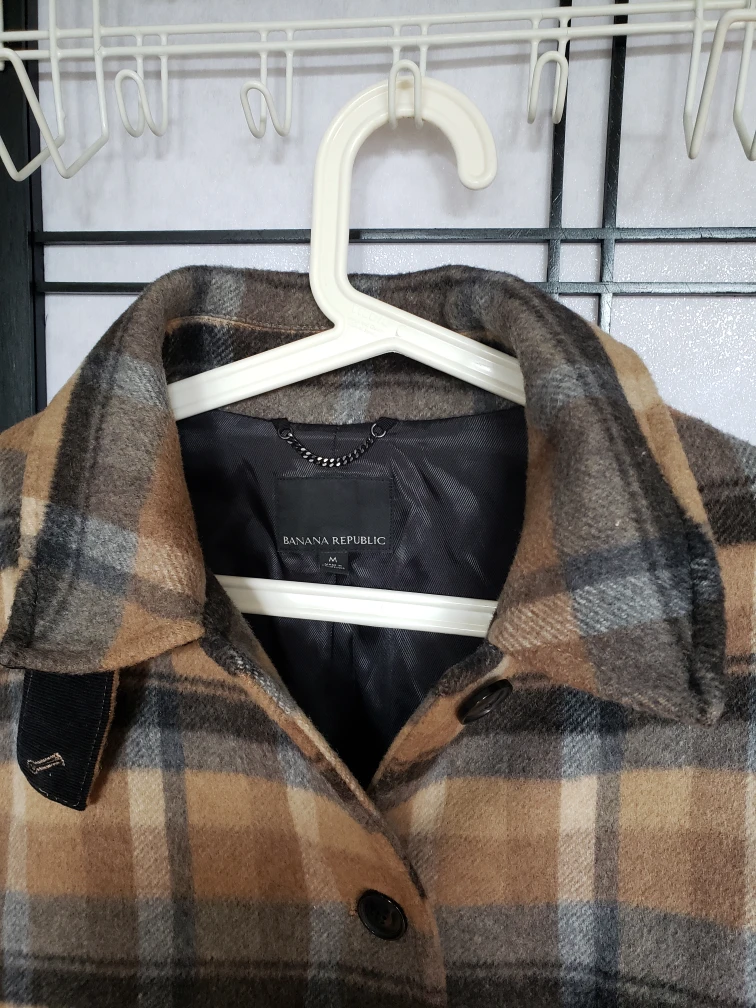 Banana Republic Plaid Coat - photo 4