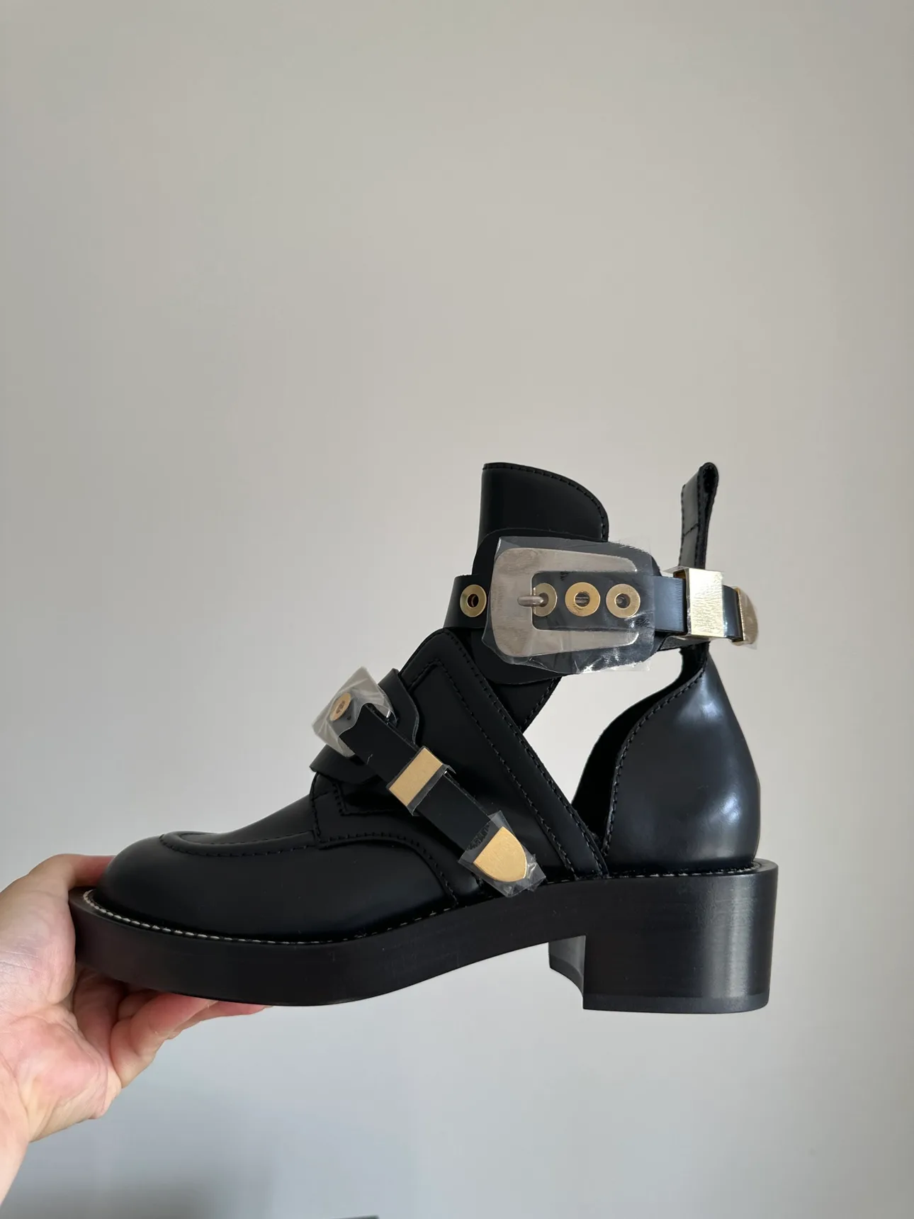 Balenciaga Cut Out Buckle Boots thumbnail