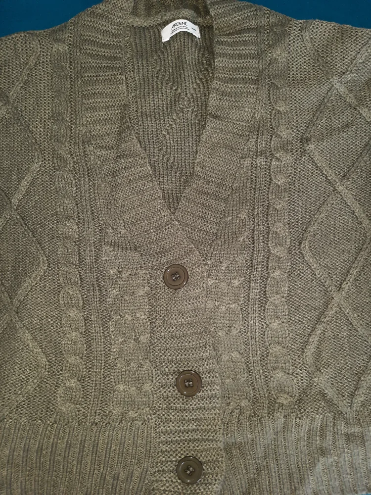 Ardene Crop Cable Knit Cardigan image indicator(2)