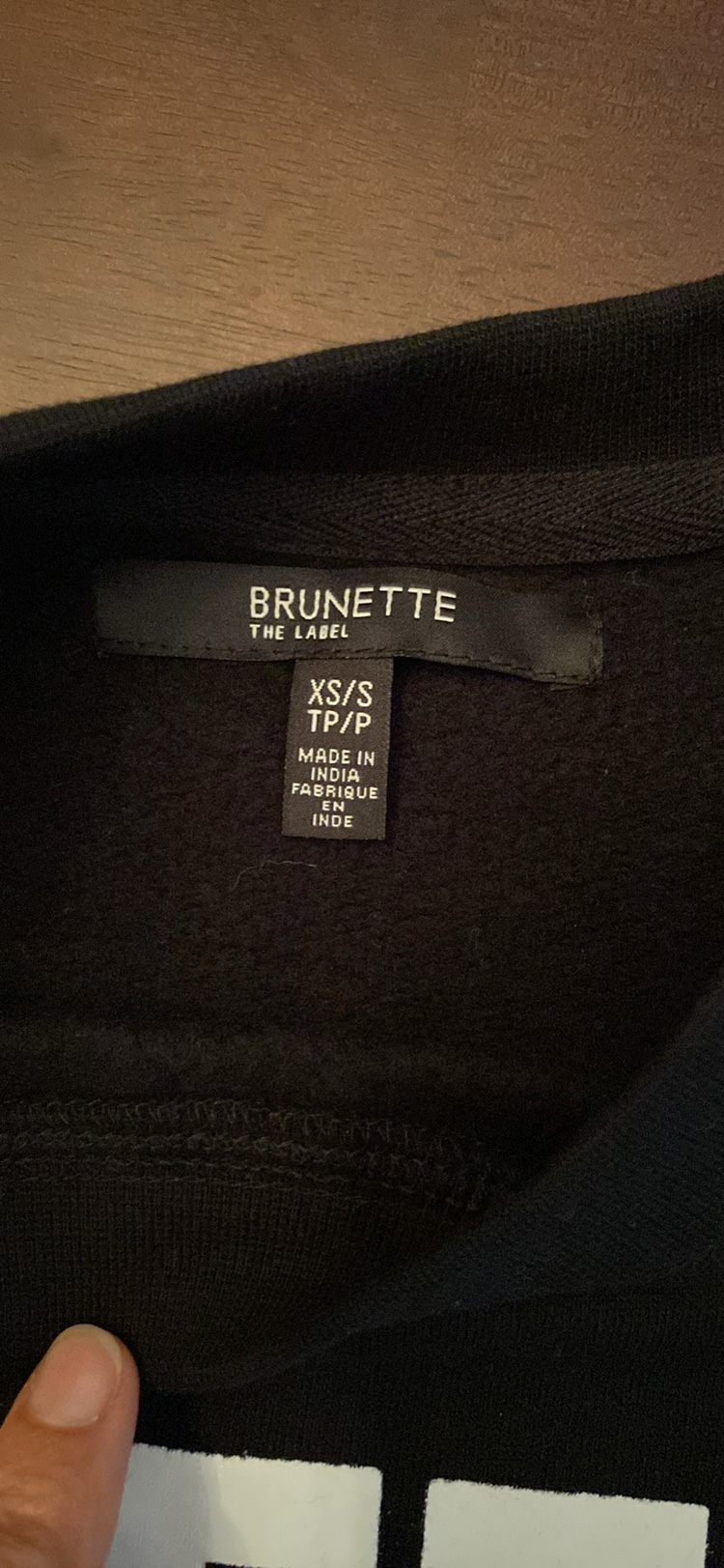 Brunette the Label crewneck sweatshirt - photo 2