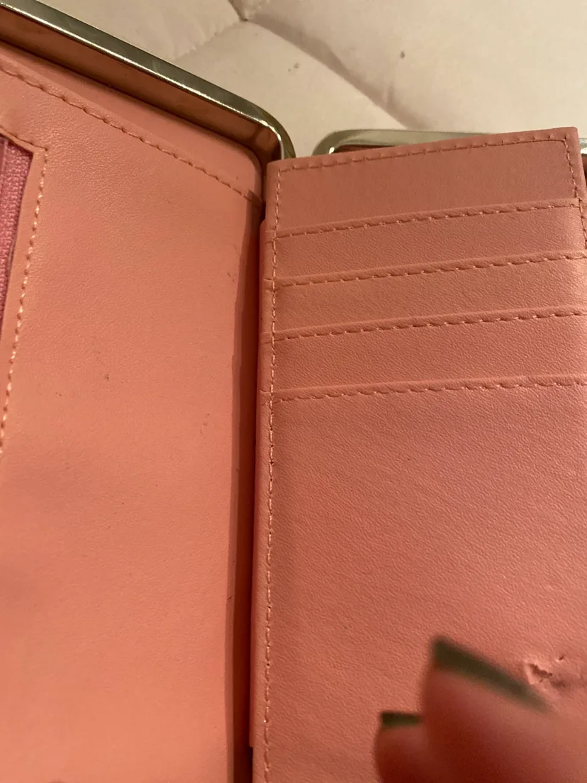Pink Clutch Wallet with Bow   #freecycle image indicator(2)