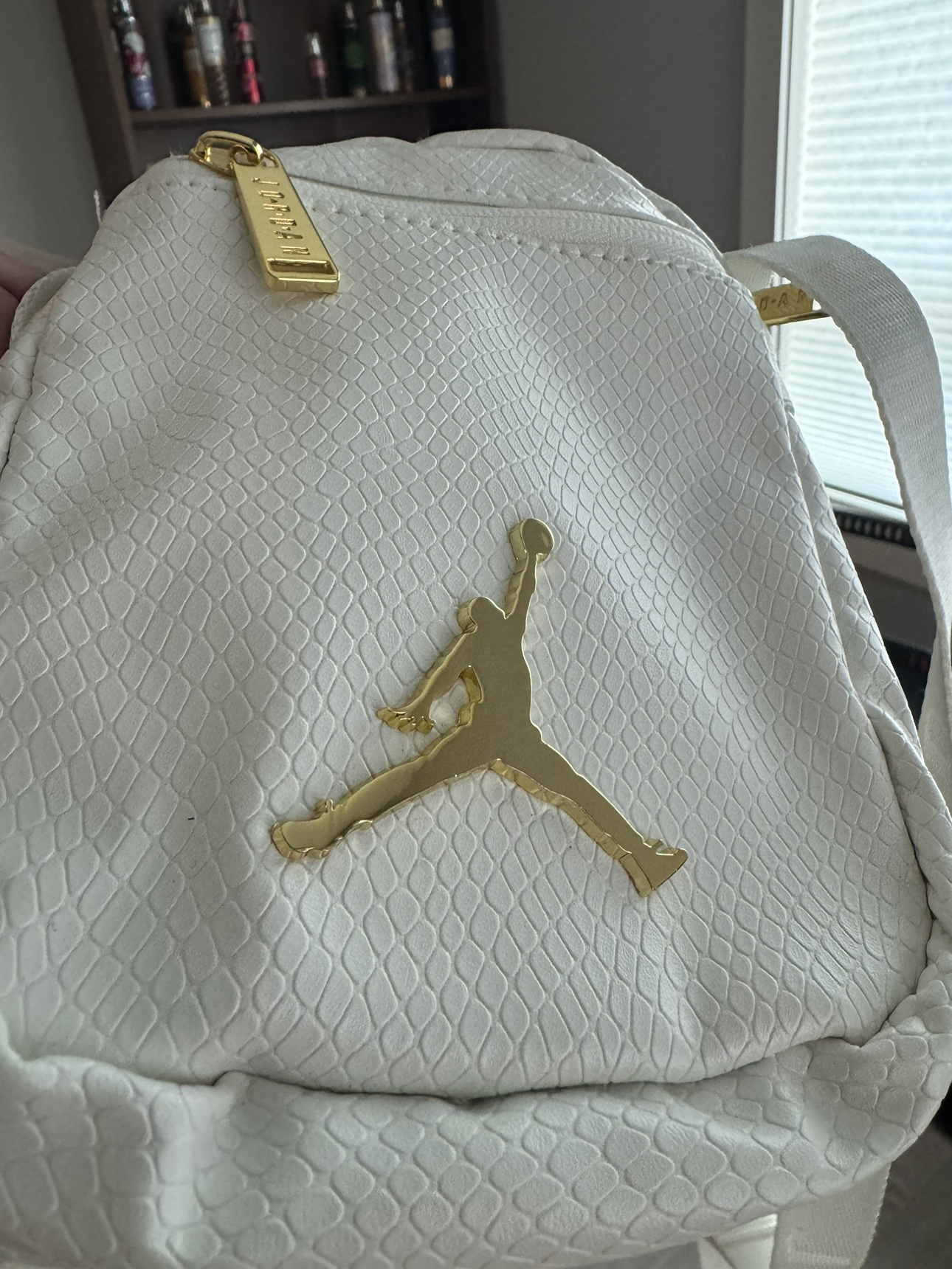 White Jordan Crossbody Bag