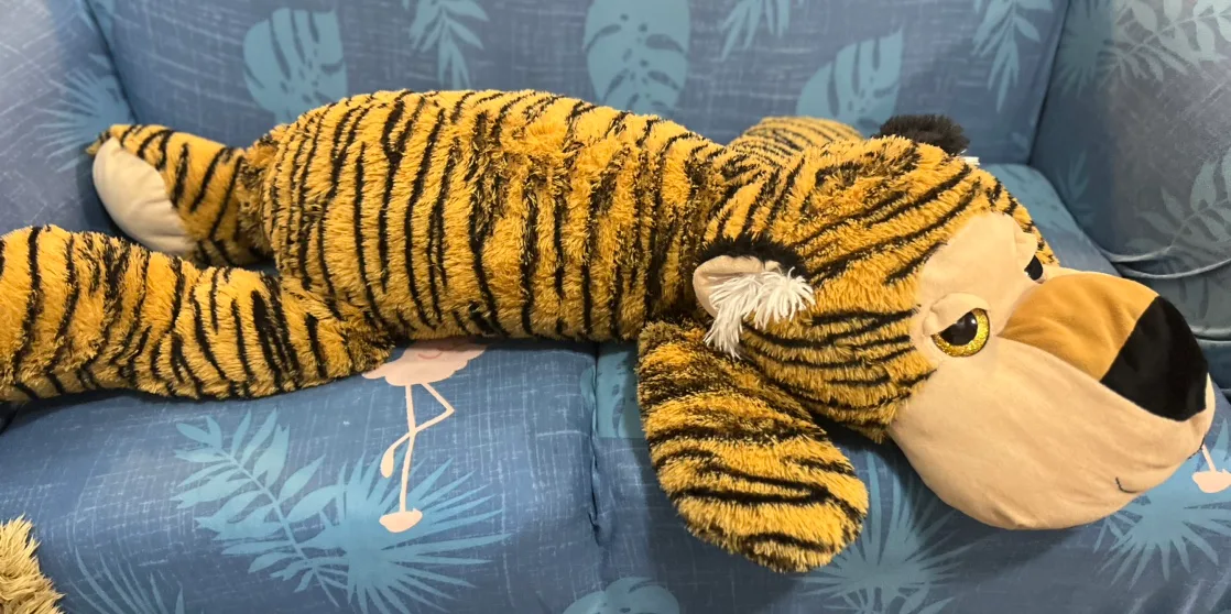 Large Stuffed Tiger and other toys thumbnail