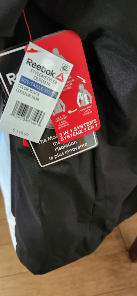 Reebok 3 in 1 Winter Jacket - photo 2