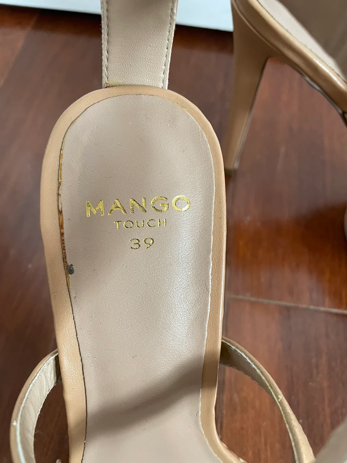 Mango Tan/Beige Platform Heels image indicator(5)