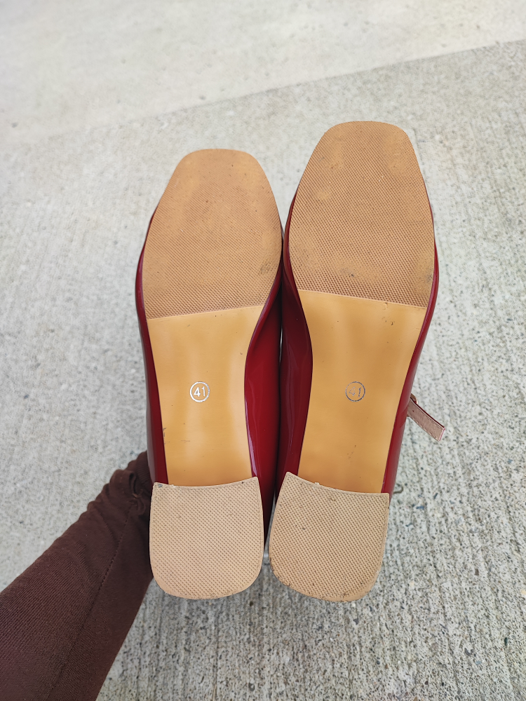 ✨ BRAND NEW Red Patent Leather Mary Jane Heels - photo 5