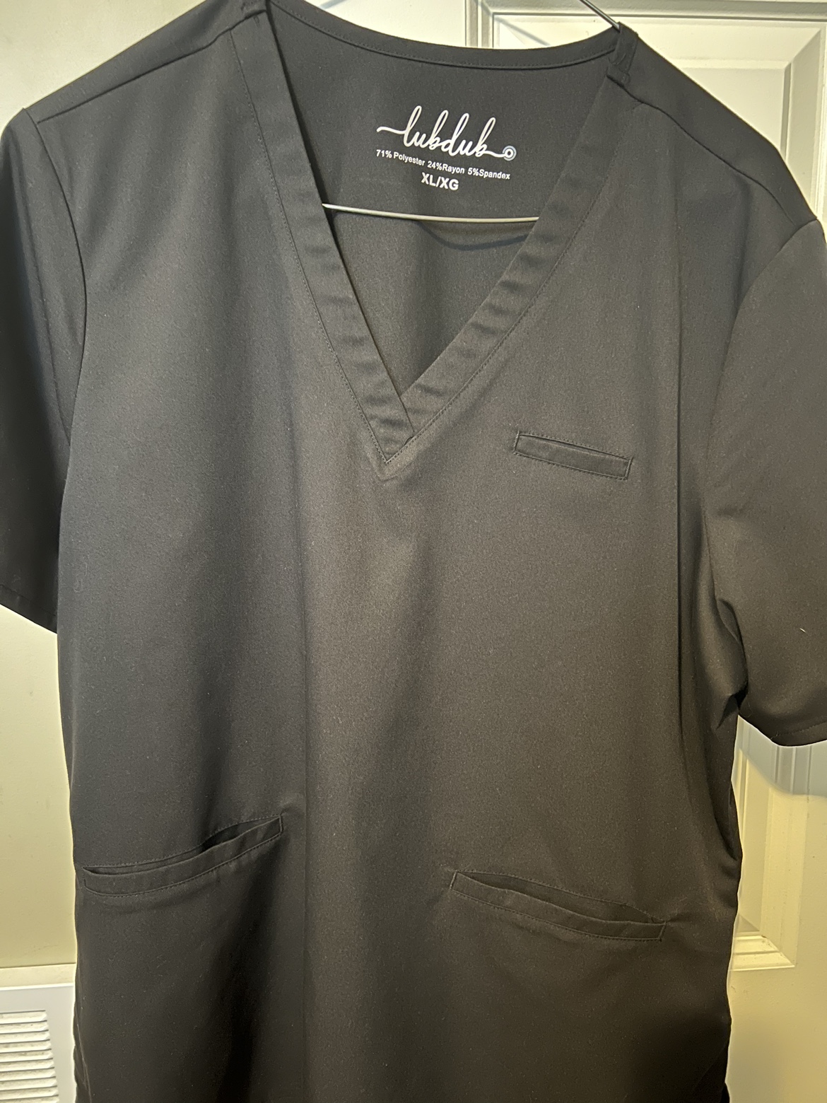 Black Scrub Top