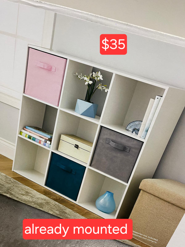 White Cube Shelf Unit