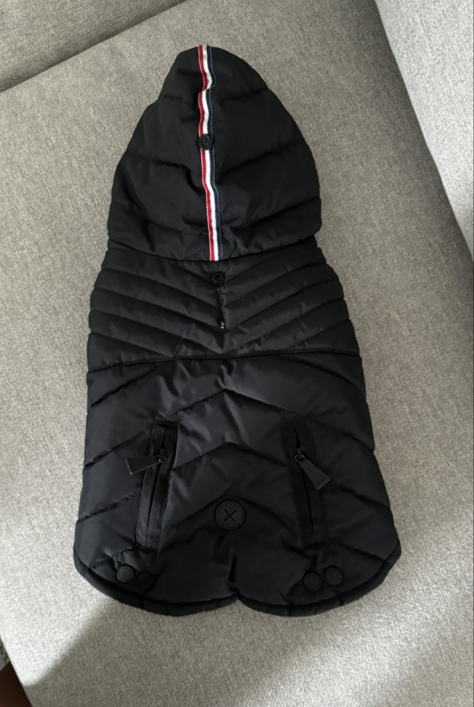 Black Dog Puffer Jacket