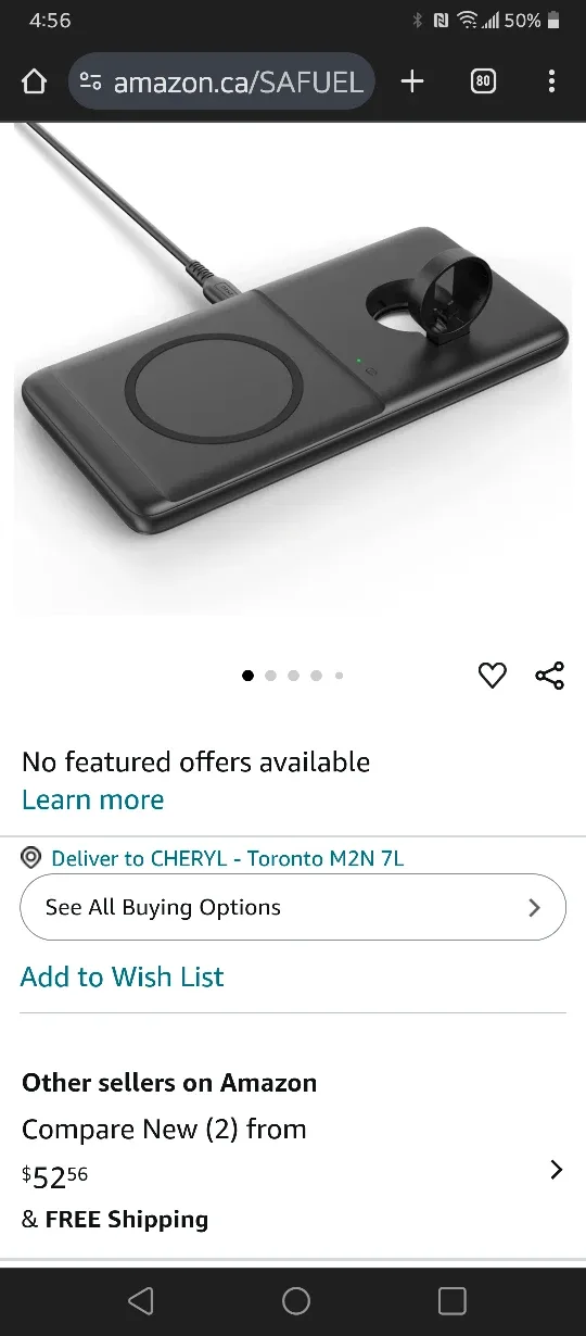 SAFUEL 2 in 1 Wireless Charger image indicator(4)