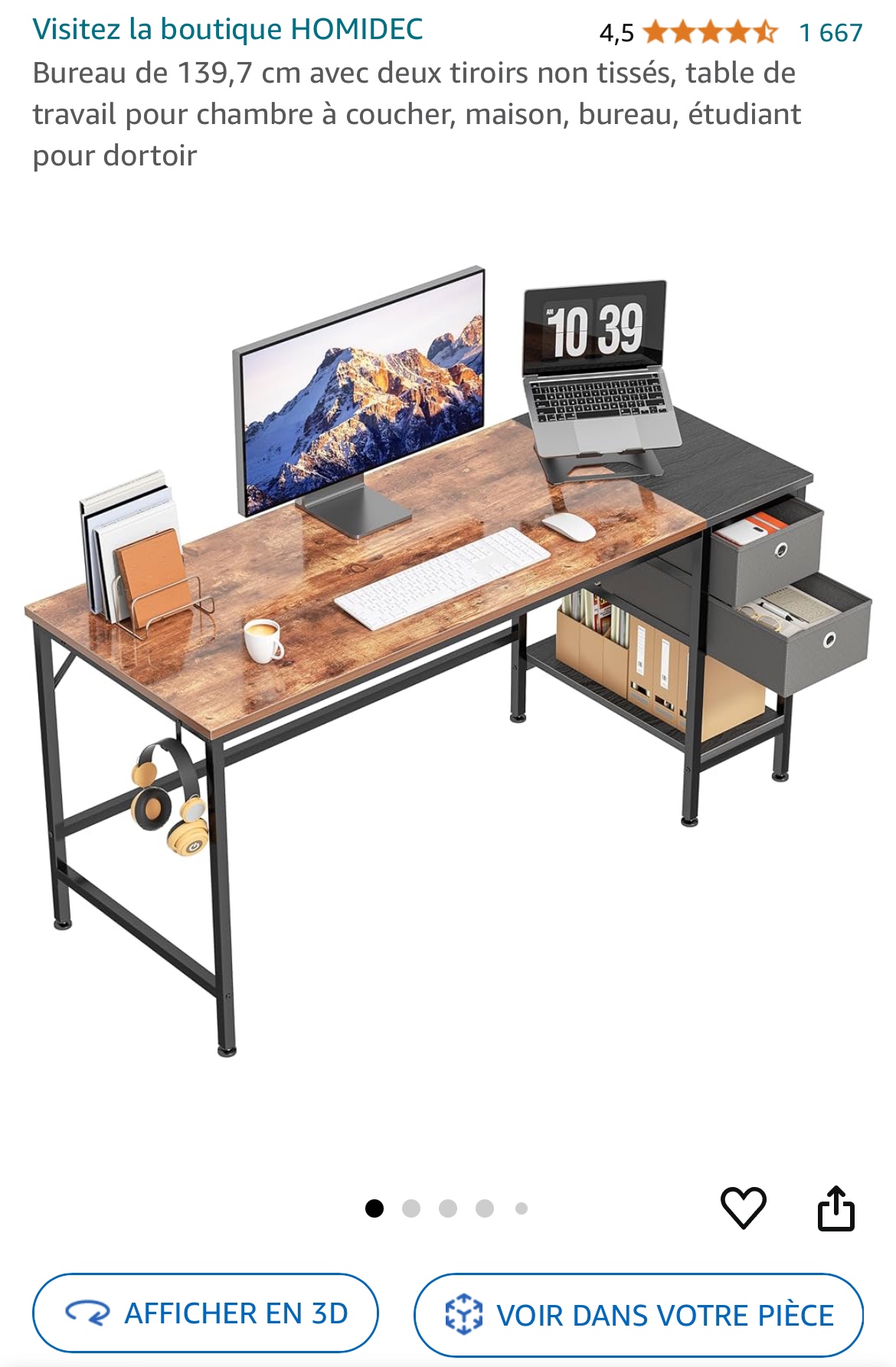 Desk and desk chair - photo 2