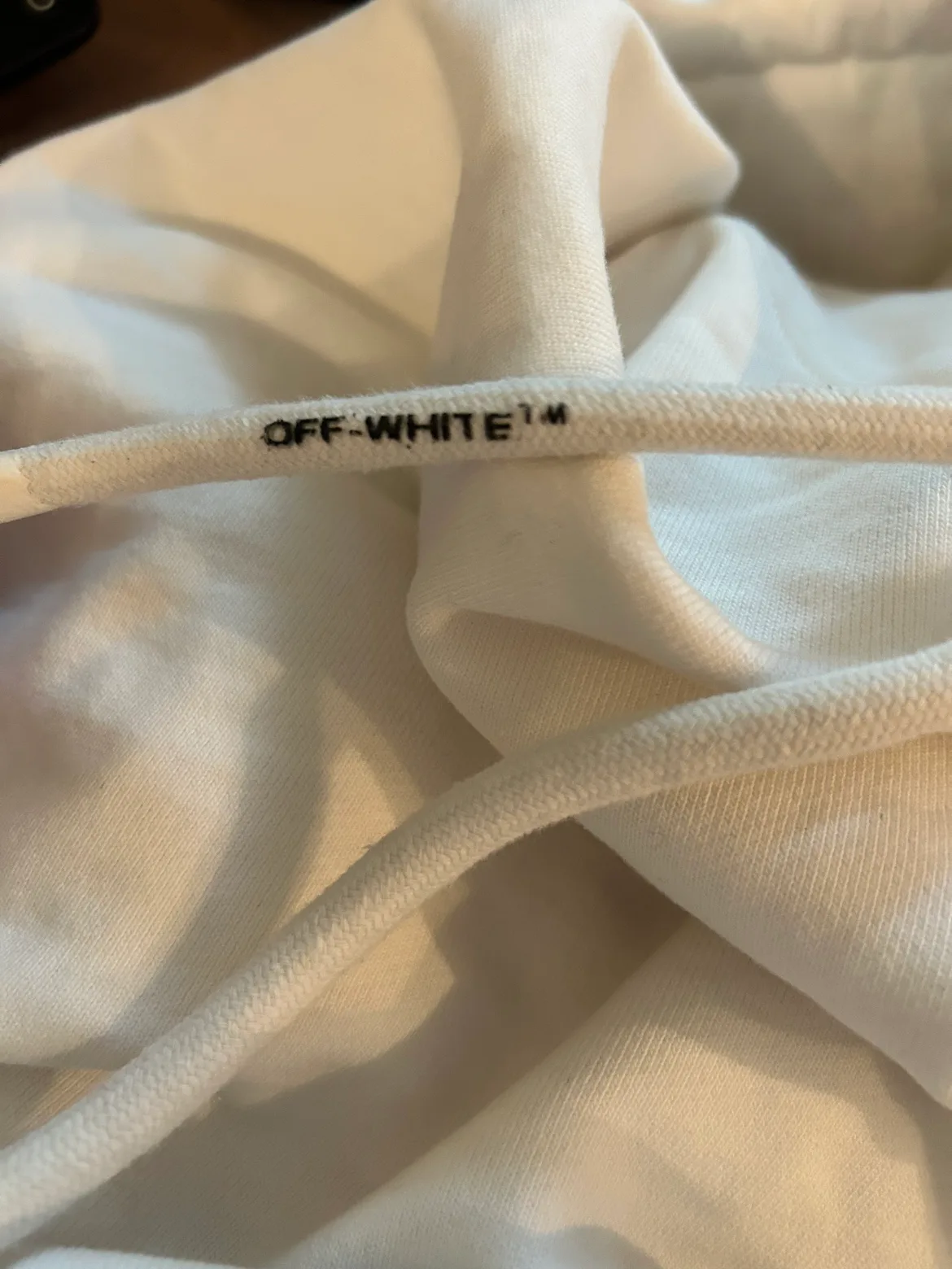 OFF-WHITE Marker Hoodie (White/Red) image indicator(8)
