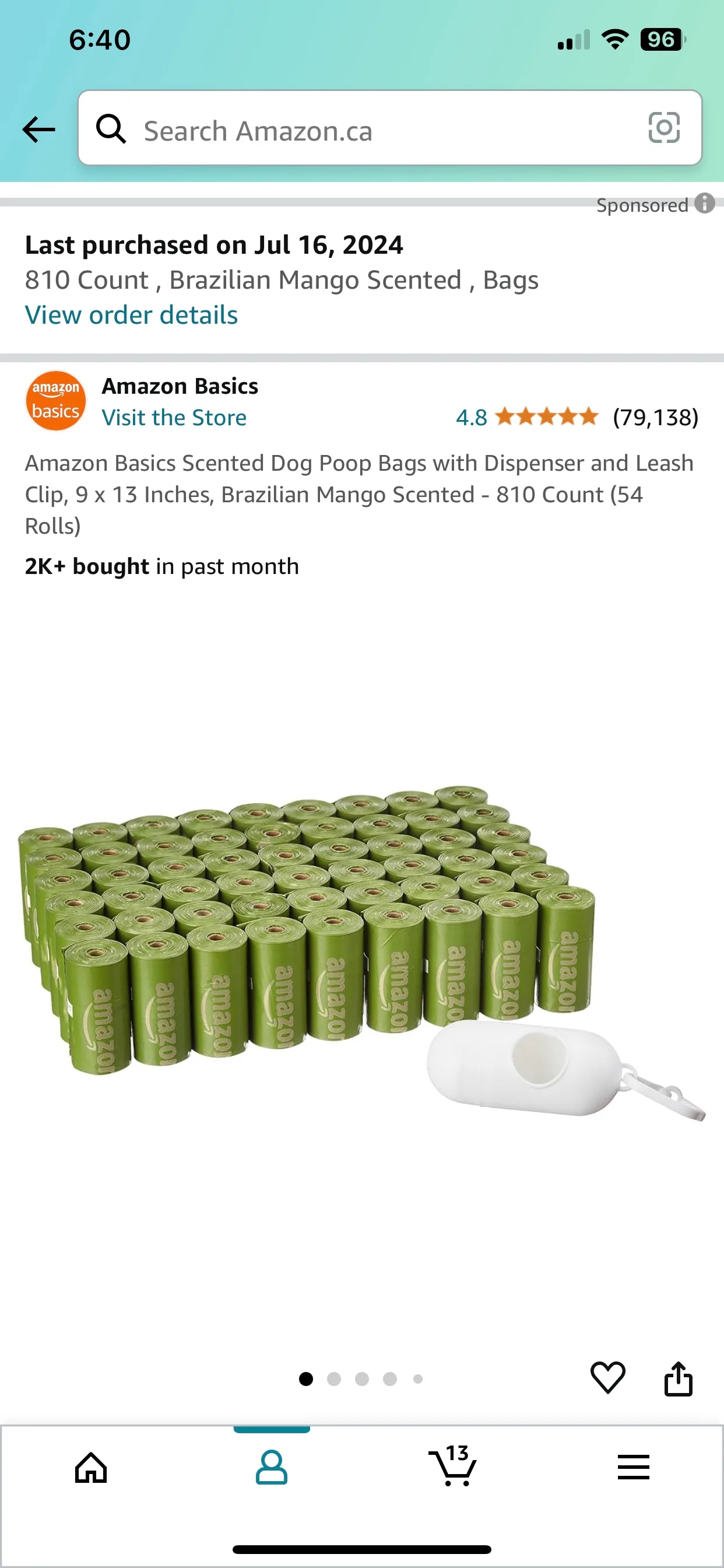 Amazon Basics Scented Poop Bags image indicator(3)
