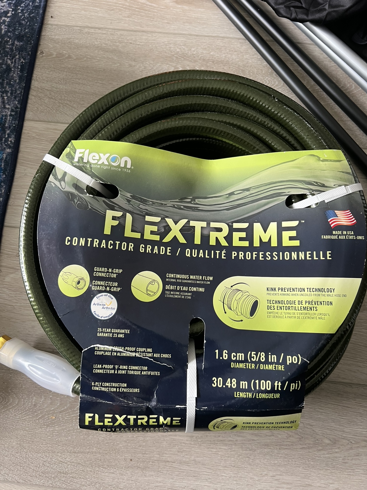 Flexxtreme Contractor Grade 100 ft Green Hose
