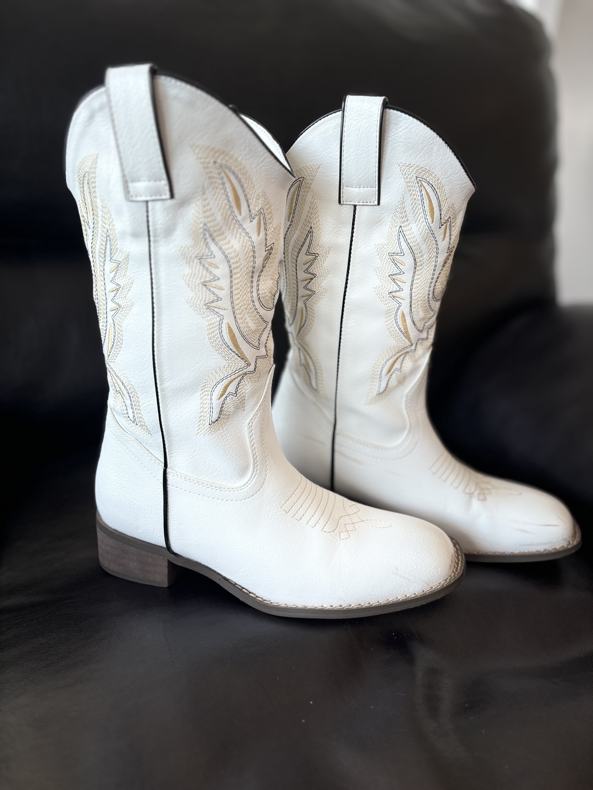White Cowboy Boots - photo 5