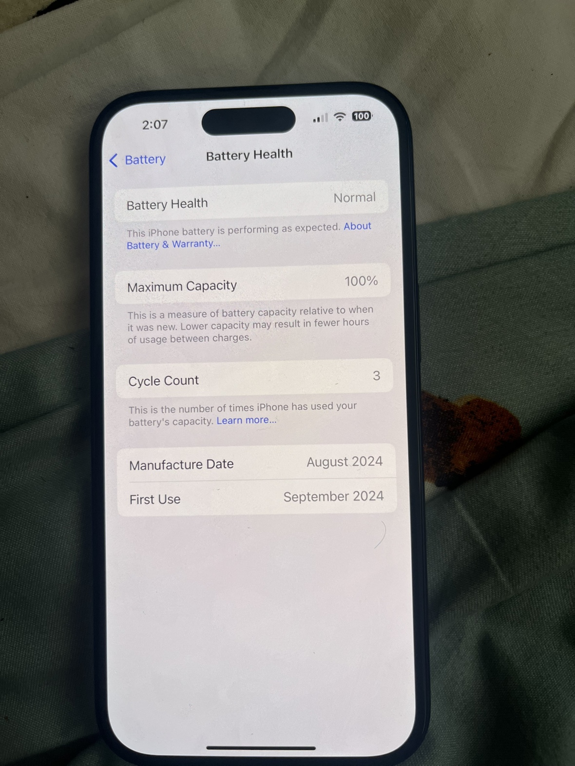 iPhone 15 Black 128 GB