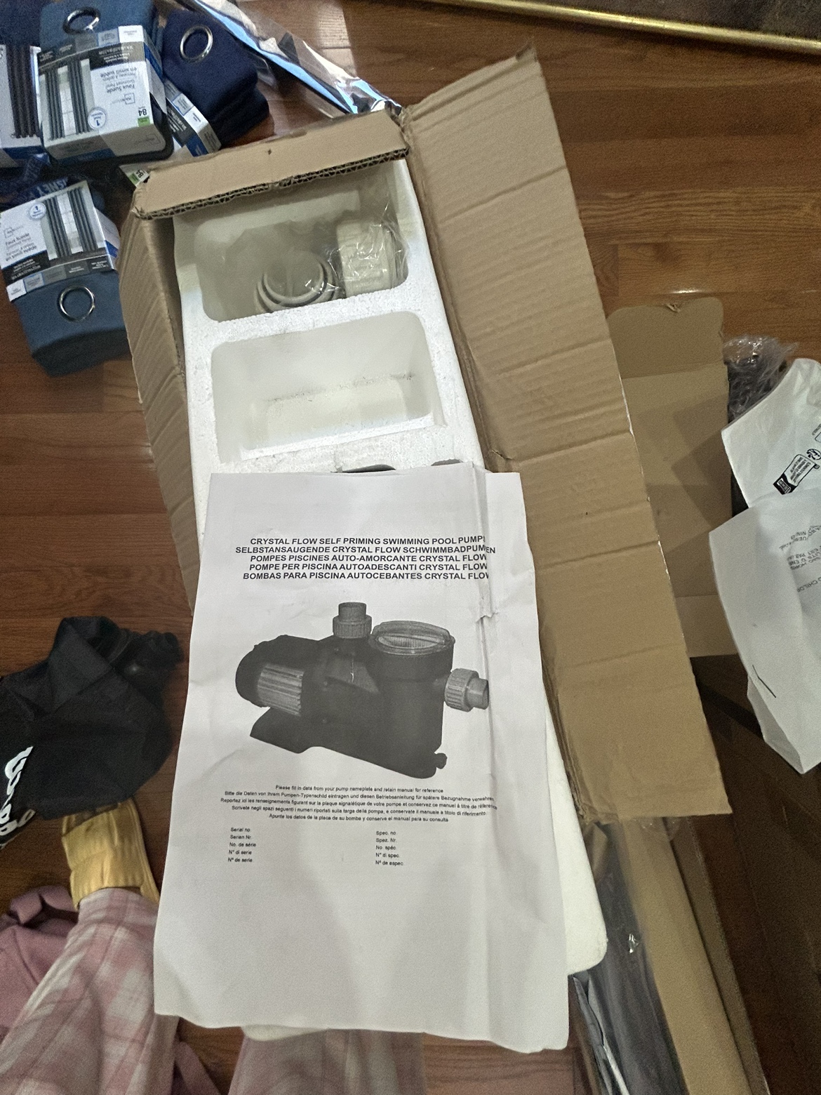 Crystal Flow Self Priming Swimming Pool Pump