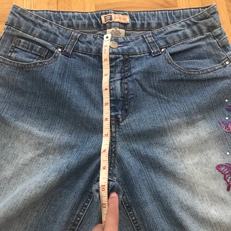 Faded Glory Embroidered Butterfly Jeans -  Size 16 image indicator(5)