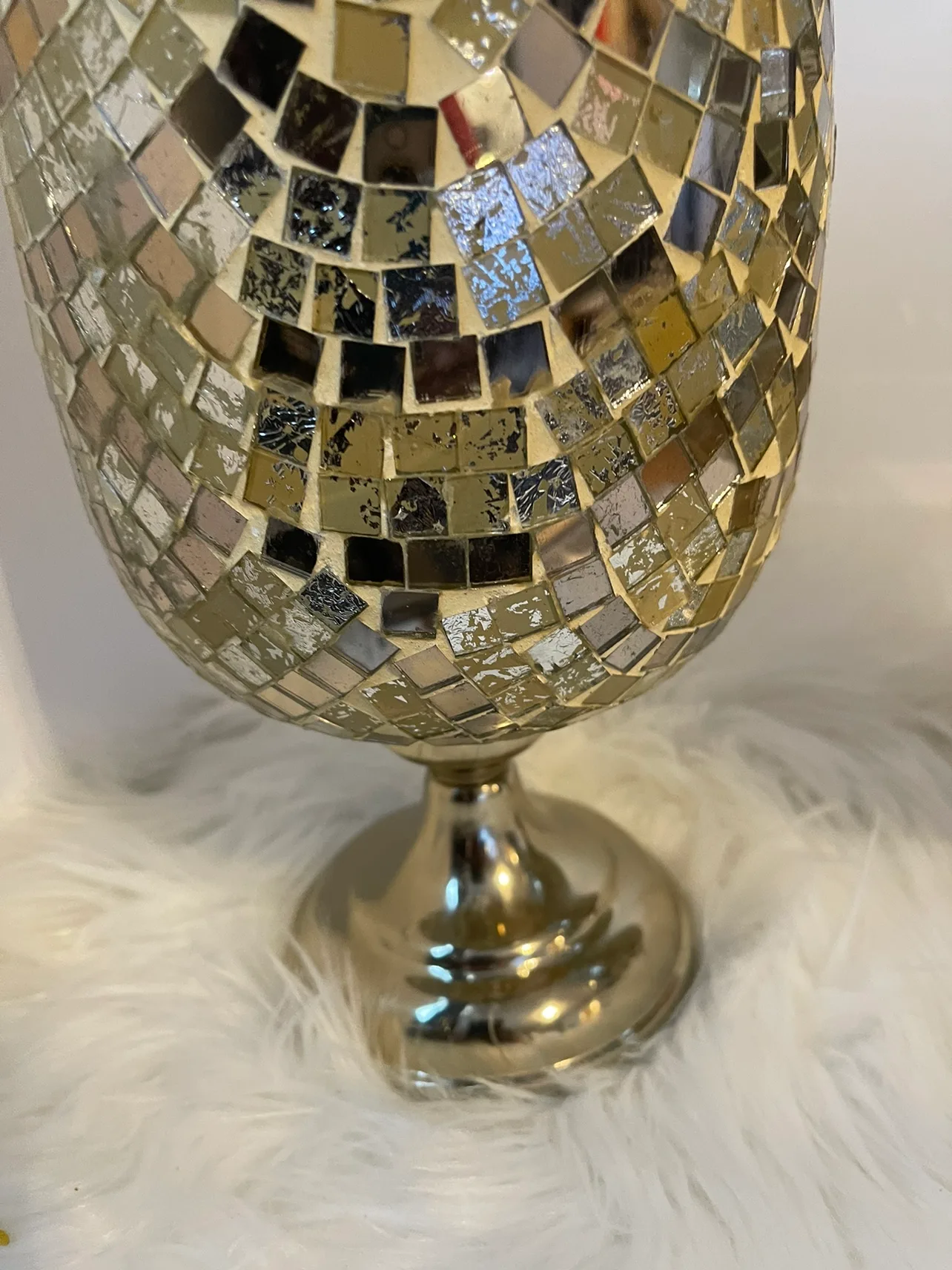 Set of 2 Mosaic Candle Holders image indicator(2)