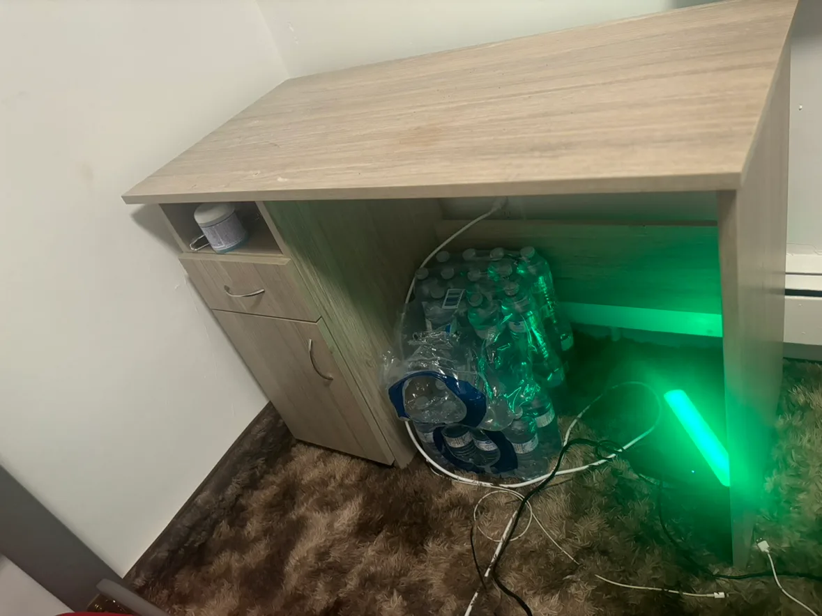 Grey Desk with Drawer image indicator(6)