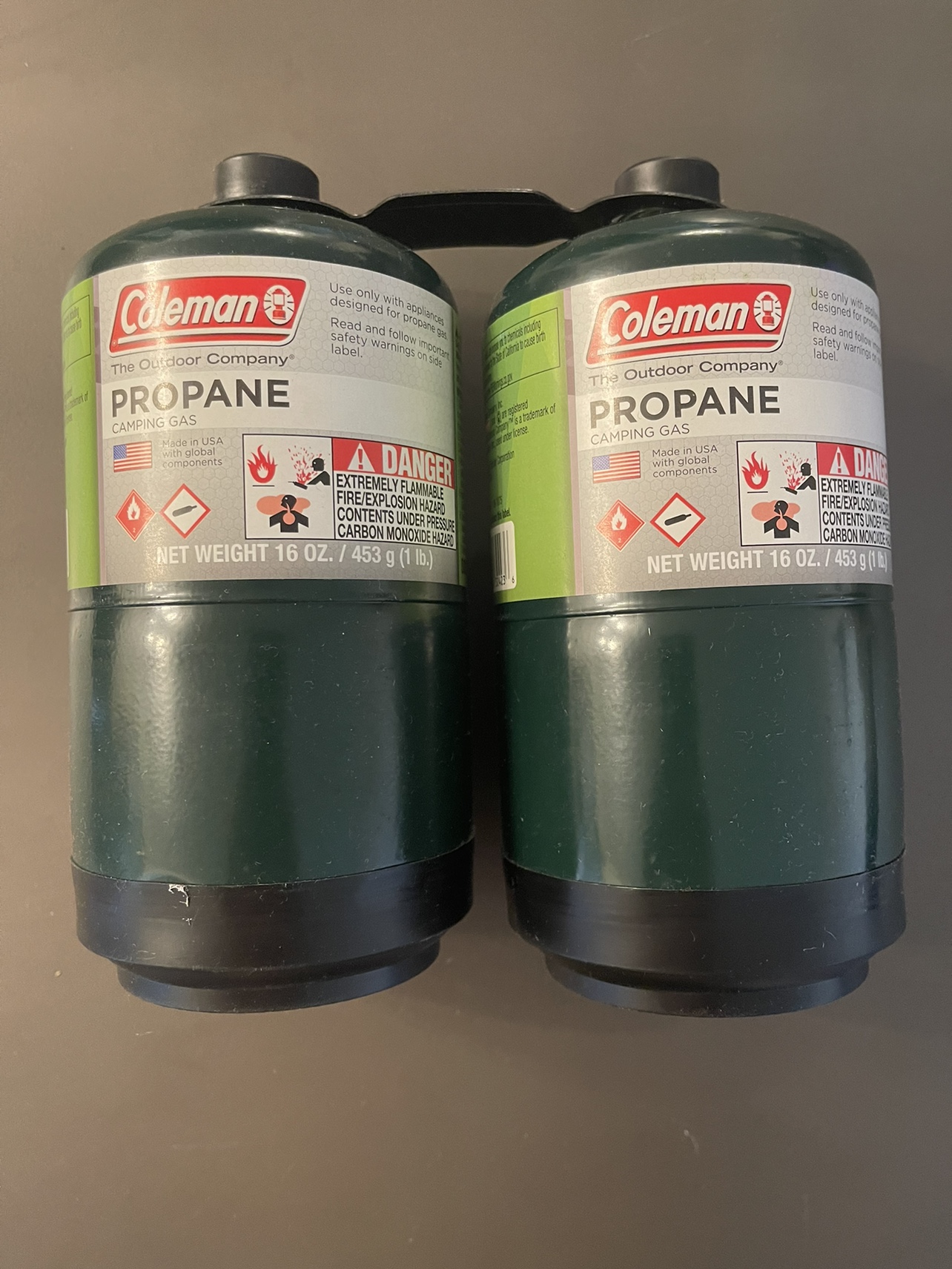 2 Pack Of Coleman Propane Camping Gas