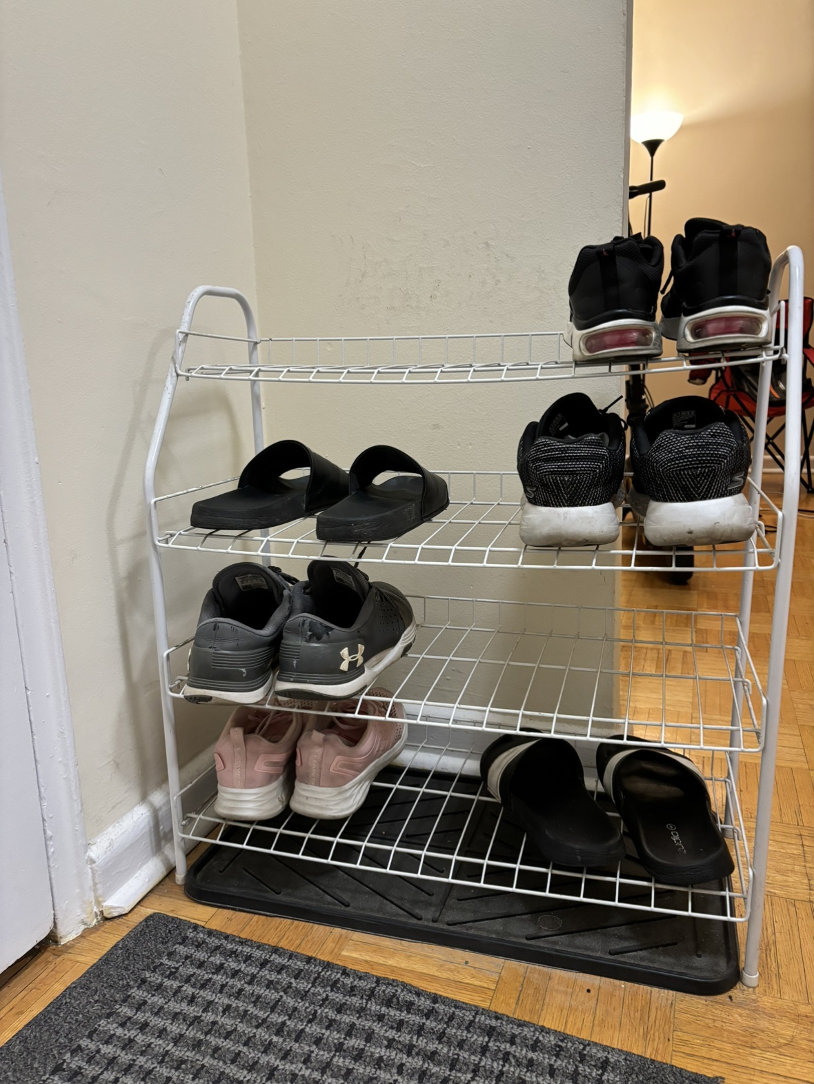 4-Tier Shoe Rack with tray - photo 2