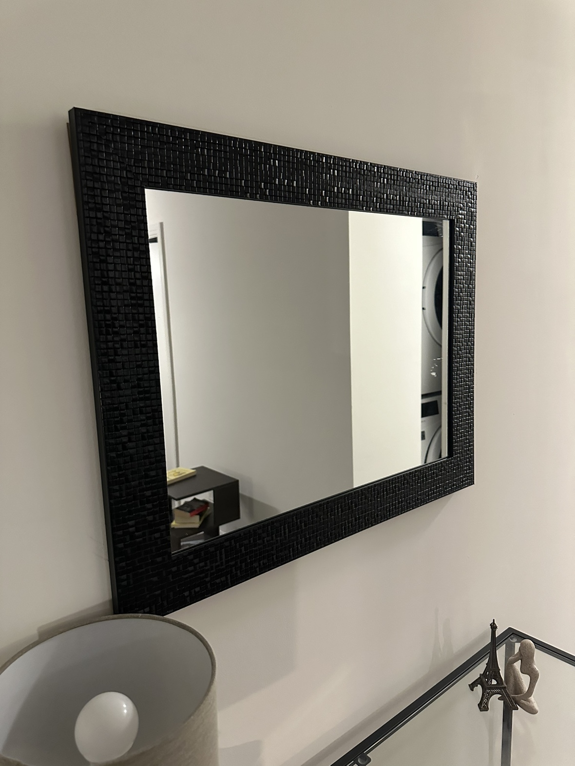 Black Mosaic Mirror - photo 2